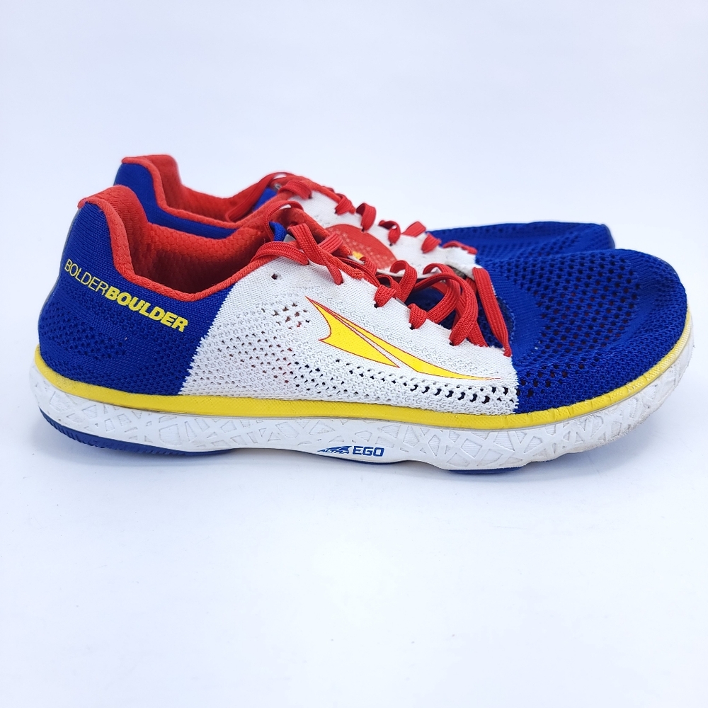Altra Blue and Red Athletic Shoes